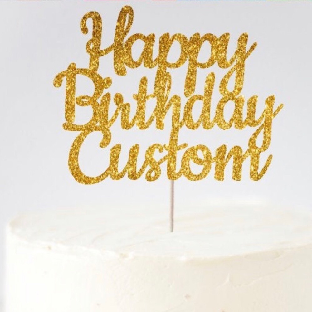 Personalized Cake Toppers